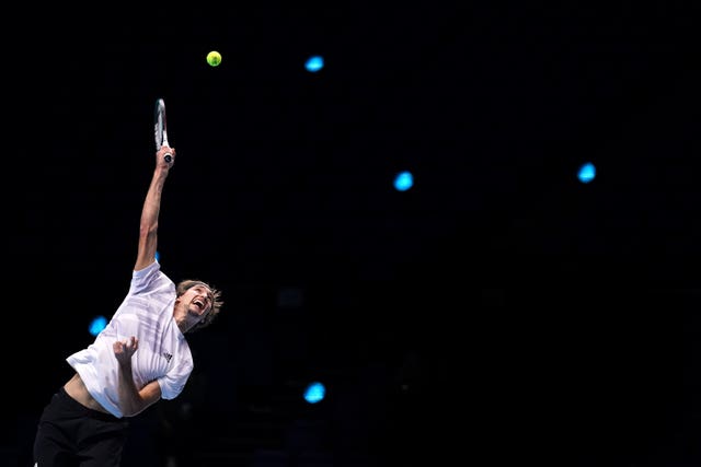 Alexander Zverev serves during day two of the ATP Finals at the O2 Arena. The German suffered defeat to eventual winner Daniil Medvedev during the group stage of the season-ending event. Having been hosted in London since 2009, the tournament will move to Turin in Italy from next year