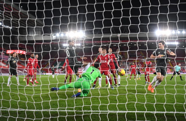 Goalkeeper Alisson Becker came to his side’s rescue to preserve Liverpool’s unbeaten home league record in a goalless draw against Manchester United 