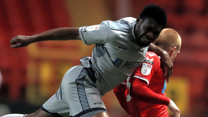 Mike Fondop-Talom scored three against Dorking (Adam Davy/PA)