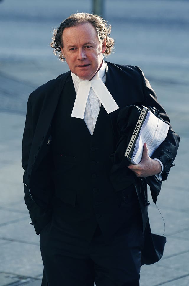 Defence counsel Michael Bowman 