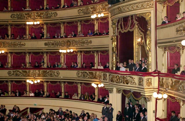 La Scala during a visit by the Queen (Archive/PA)