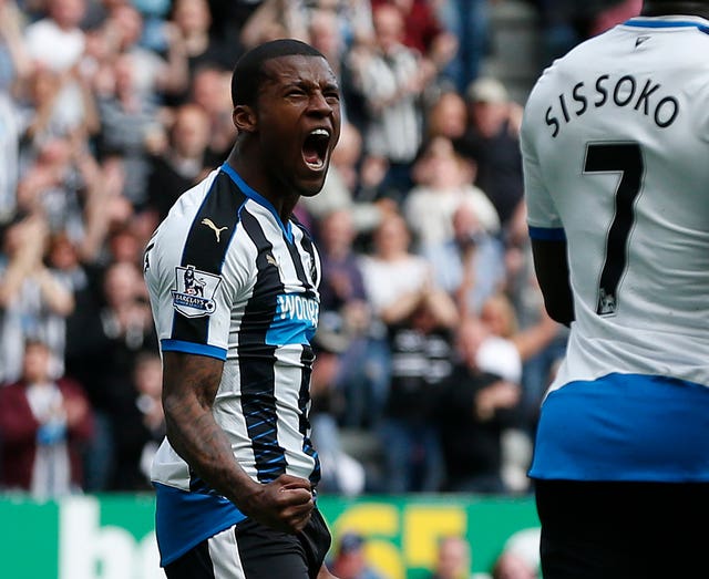 Wijnaldum was lured to Liverpool after just a year at St James' Park 