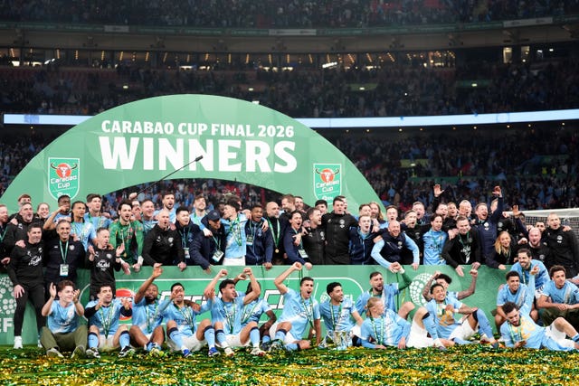 Manchester City winners' photo