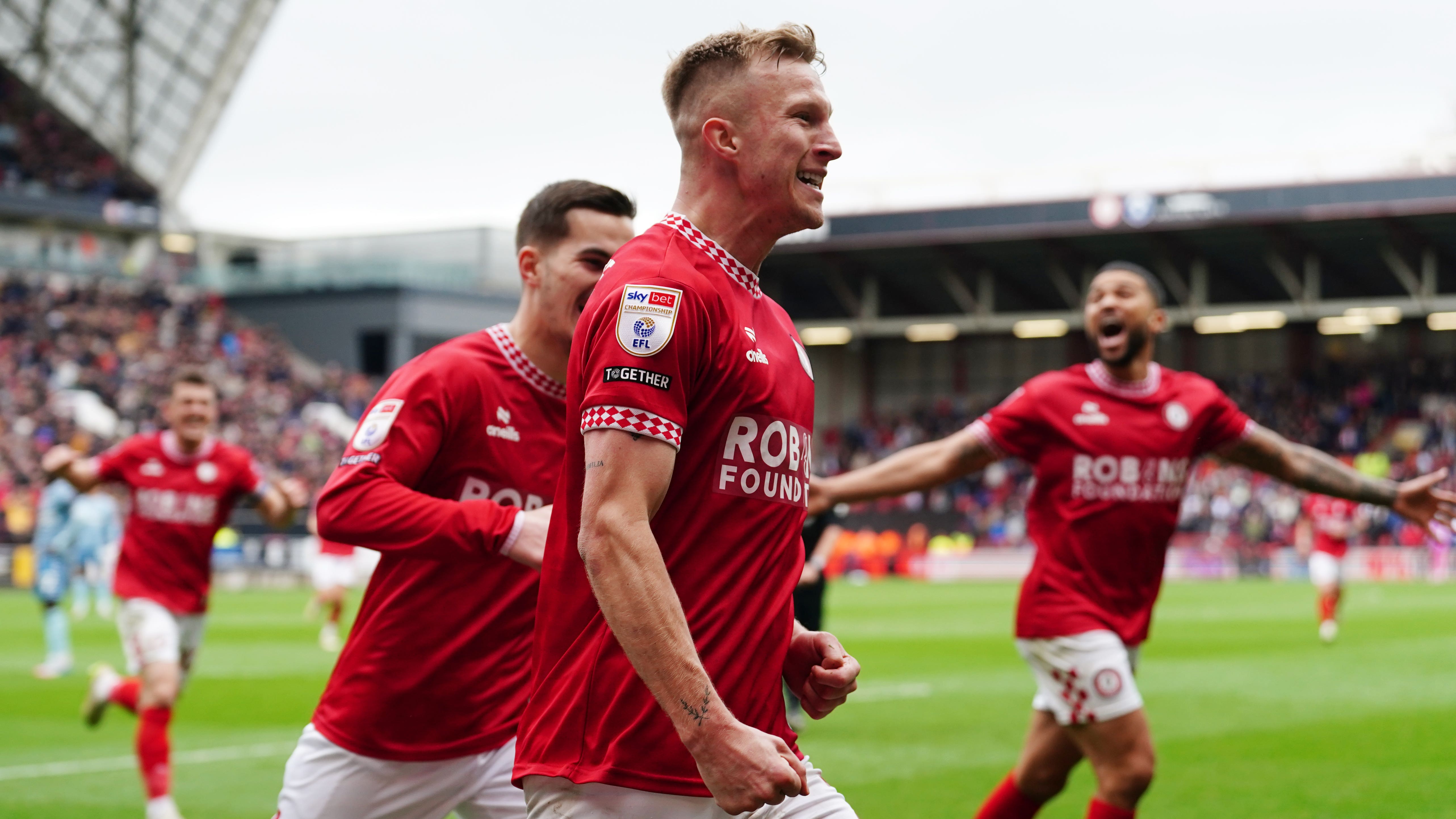 Bristol City’s Ross McCrorie fired his club into the play-offs (David Davies/PA)