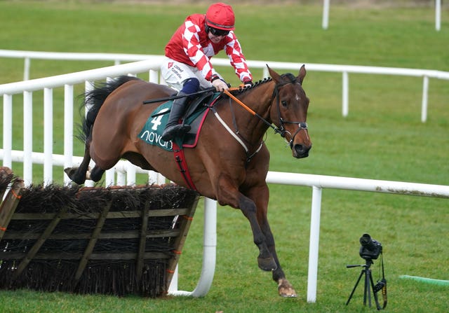 Firm Footings and Jordan Gainford winning the opening race at Navan