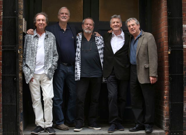 Eric Idle, John Cleese, Terry Gilliam, Sir Michael Palin and Terry Jones 