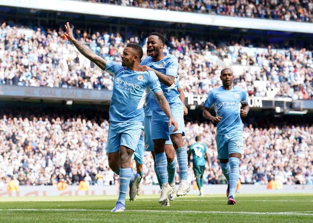 Gabriel Jesus scores four goals as Manchester City run riot against Watford