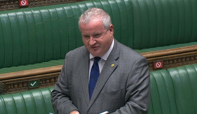 SNP Westminster leader Ian Blackford speaking during Prime Minister’s Questions 