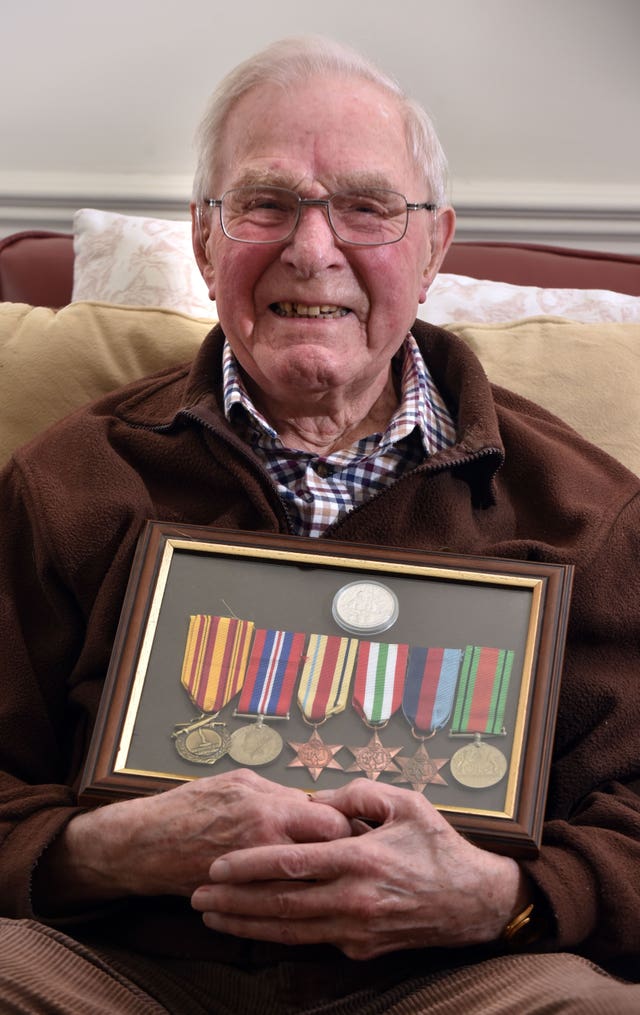 War veteran John Allen 