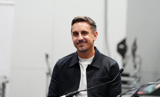 Gary Neville at the Labour Party Conference in Liverpool