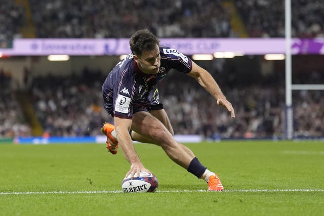 Damian Penaud scored twice for Bordeaux