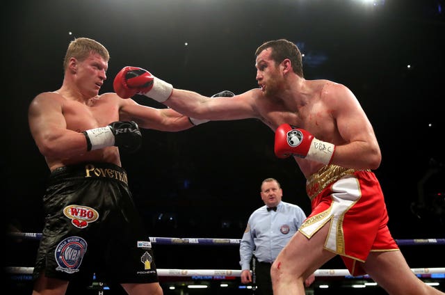 Alexander Povetkin, pictured left, beat David Price in Cardiff in March