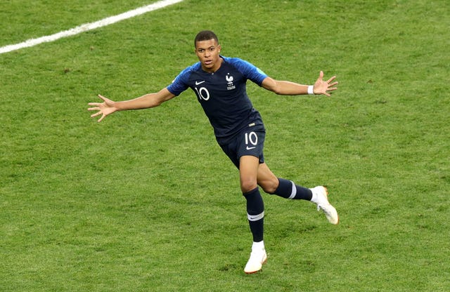 Kylian Mbappe's performances helped France to World Cup glory in Russia (Aaron Chown/PA)