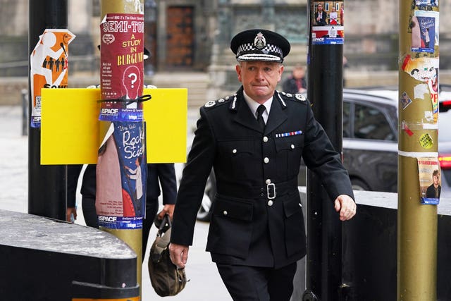 Chief Constable Iain Livingstone 