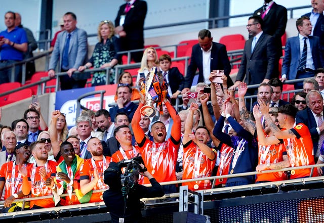 Luton secured their return to the top flight with Sky Bet Championship play-off final victory over Coventry