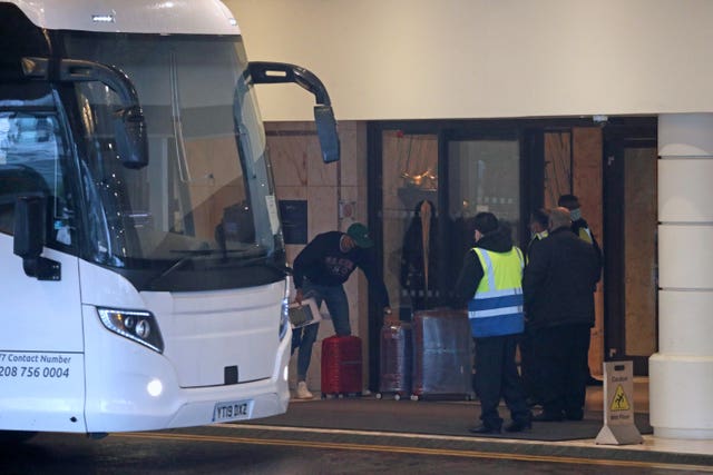 The UK did not introduce its quarantine hotel policy until February 15 (Steve Parsons/PA)