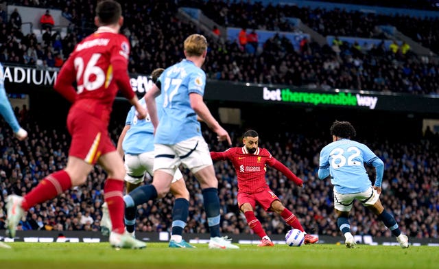 Salah scores against Man City