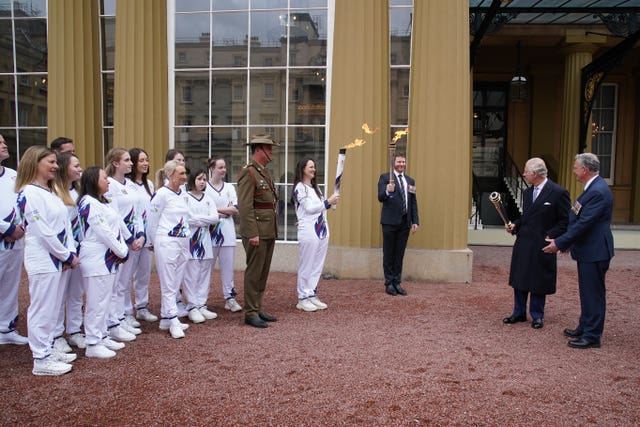 King attends start of Australian Legacy Torch Relay