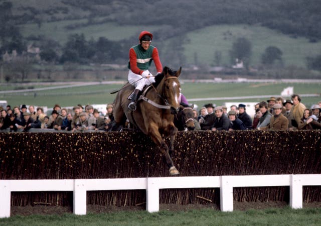 Little Owl on his way to winning the 1981 Cheltenham Gold Cup 
