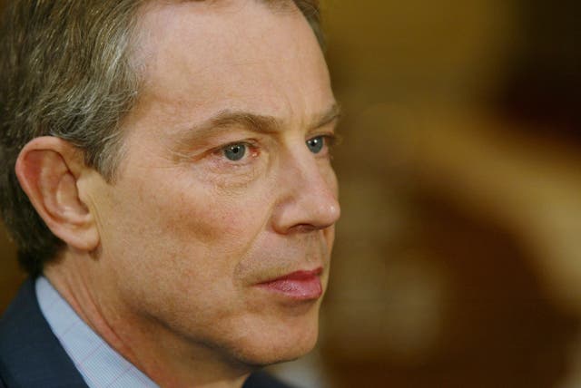 Tony Blair in April 2003