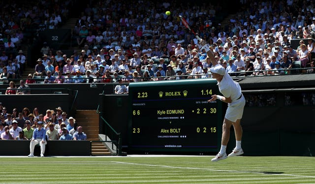 Kyle Edmund caught the eye