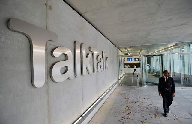 Exterior of TalkTalk offices in west London