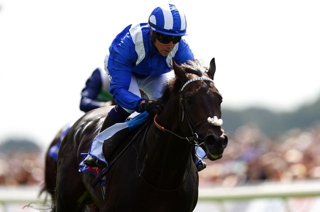 Alflaila winning the Strensall Stakes at York in 2022