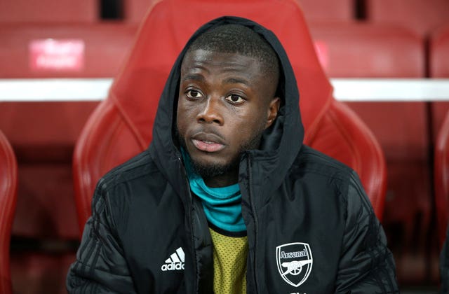 Nicolas Pepe says Arsenal's players should take responsibility for their slump in form 