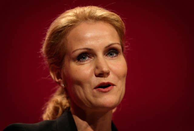 Former Danish prime minister Helle Thorning-Schmidt 