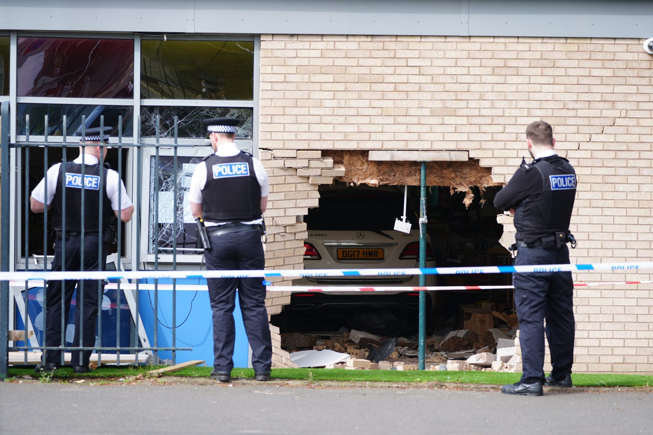 Car crashes through wall of primary school | Warrington Guardian