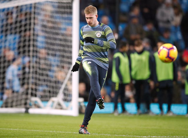 Kevin De Bruyne is hoping to return after injury