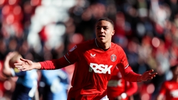 Charlton Athletic’s Miles Leaburn celebrates scoring their side’s first goal of the game during the Sky Bet League One match at The Valley, London. Picture date: Saturday March 25, 2023.