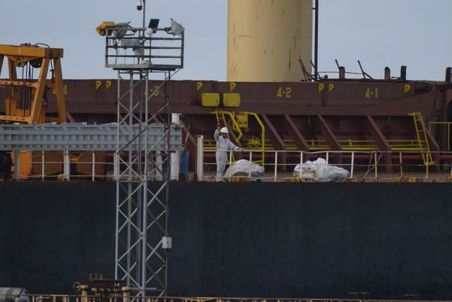 Drugs seizure on cargo ship