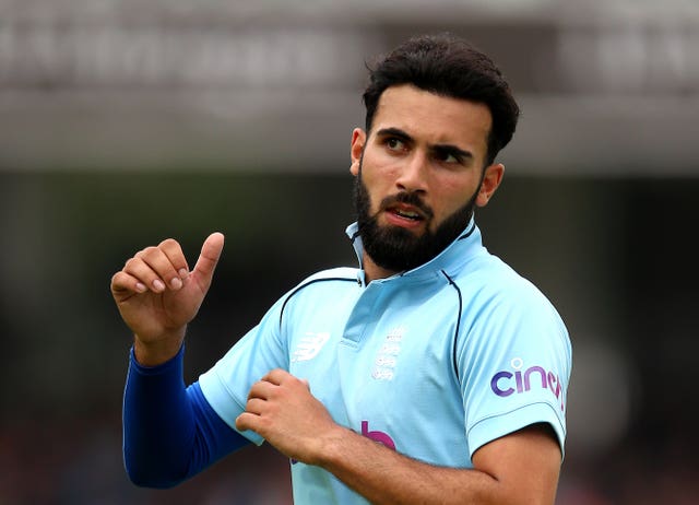 Saqib Mahmood is in the 14-strong England Lions squad, having missed out on Ashes selection (Nigel French/PA)