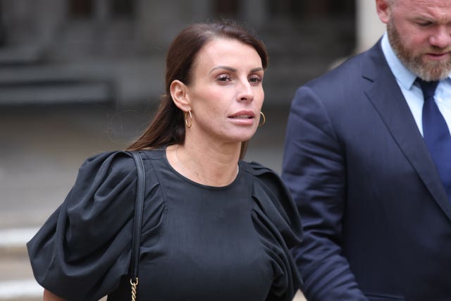 Coleen Rooney leaves court