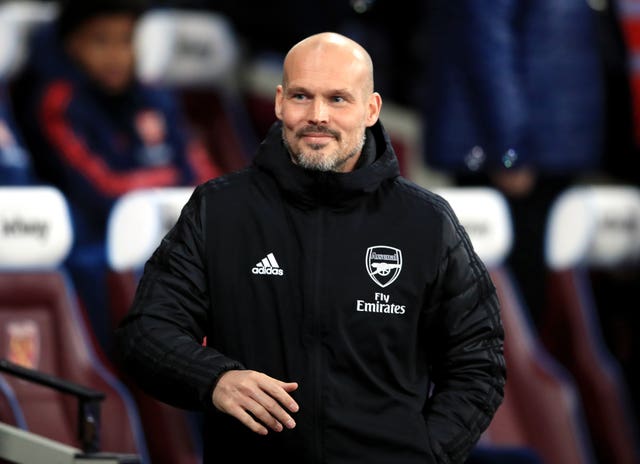 Freddie Ljungberg, pictured, has been in temporary charge of Arsenal since the sacking of Unai Emery