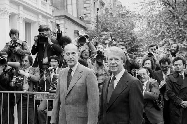 Politics – President Jimmy Carter Visit to Britain – Kensington Palace Gardens