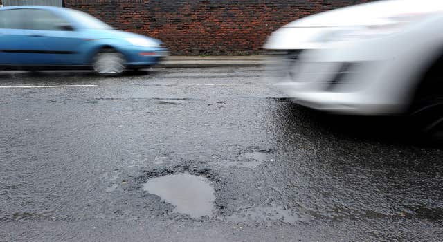 Cycling charity given pothole funds