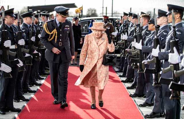 The Queen at RAF Marham