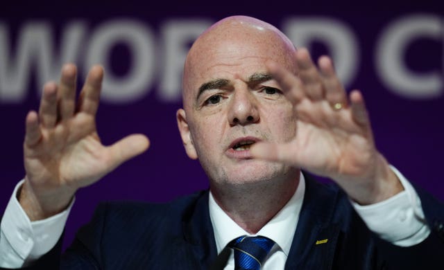 Gianni Infantino was heavily criticised for an hour-long monologue 