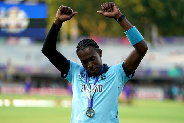 Jofra Archer starred in England's Cricket World Cup win