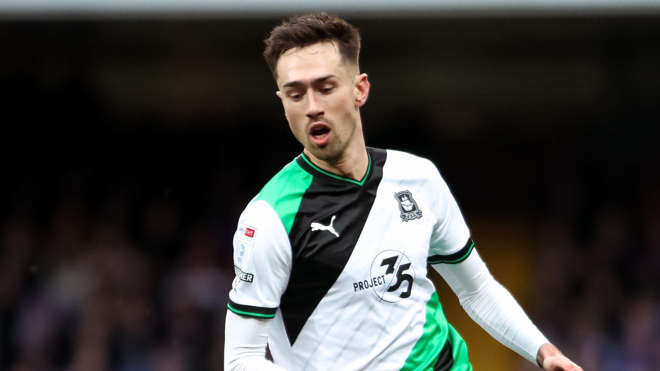 Ryan Hardie netted Plymouth’s second goal (Rhianna Chadwick/PA)
