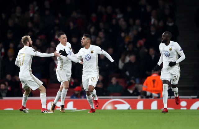 Ostersunds recorded a famous win in 2018 when they beat Arsenal at the Emirates Stadium