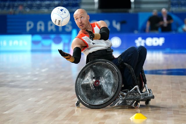 Gavin Walker readies himself to catch the ball