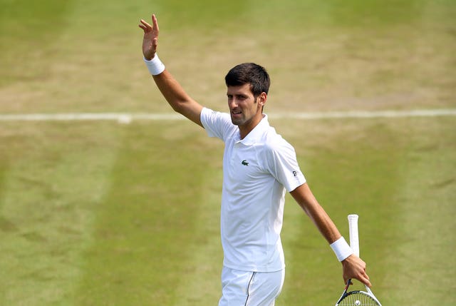 Novak Djokovic was set to test a minor injury on Friday