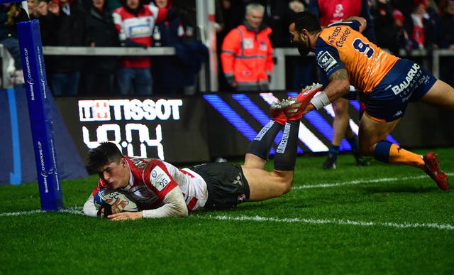 Louis Rees-Zammit has scored 10 tries in 13 appearances for Gloucester