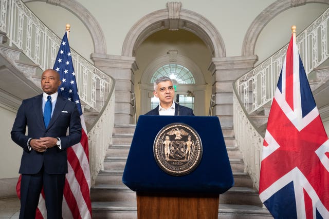 Sadiq Khan visit to US