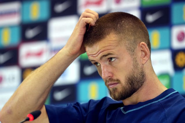 England defender Eric Dier during a press conference