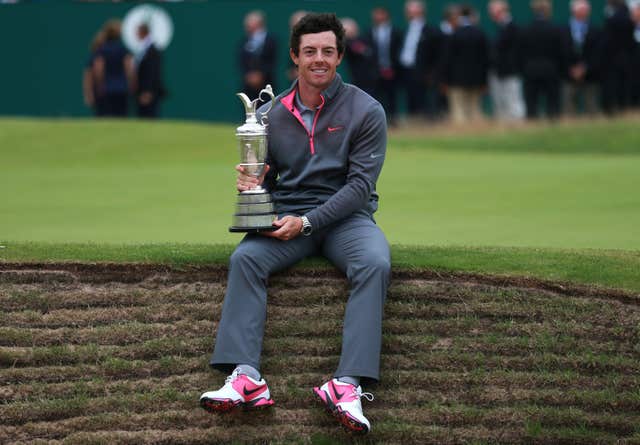 Rory McIlroy won the third leg of the career grand slam at Hoylake in 2014