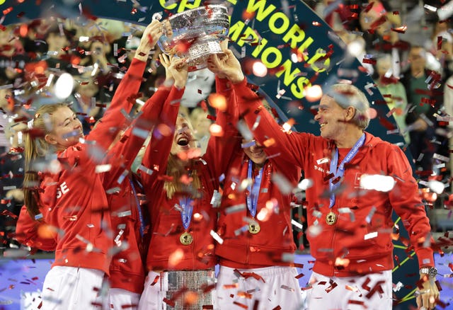 This Swiss team lift the trophy